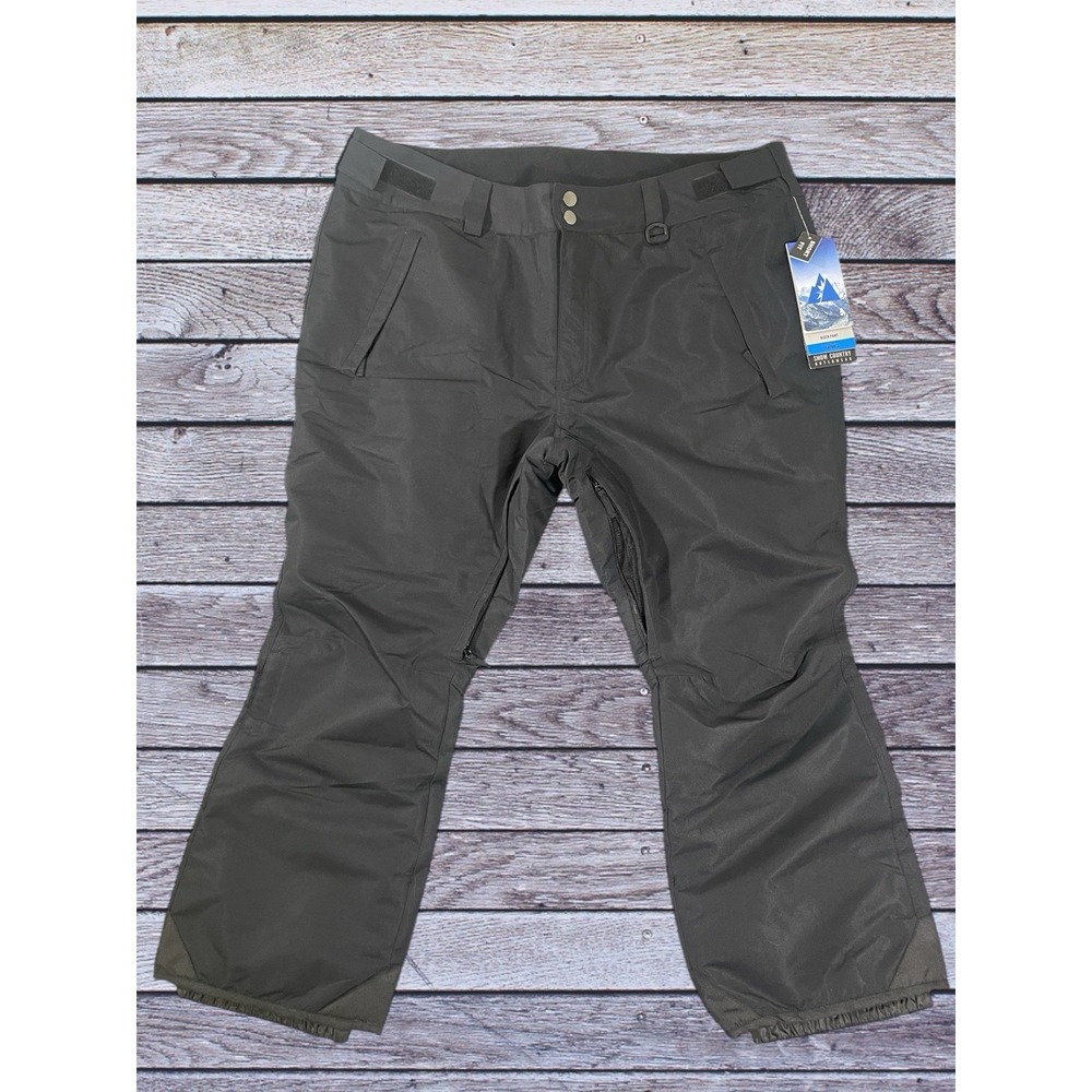 Snow Country Outerwear Women's Skiing Snow Pants XXL Black New MSRP $125